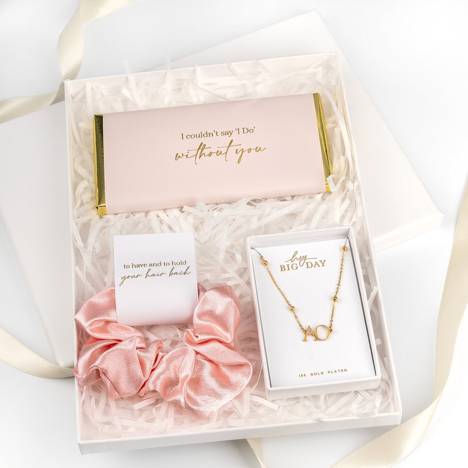 Bridesmaid 3 Piece Proposal Gift Box Set