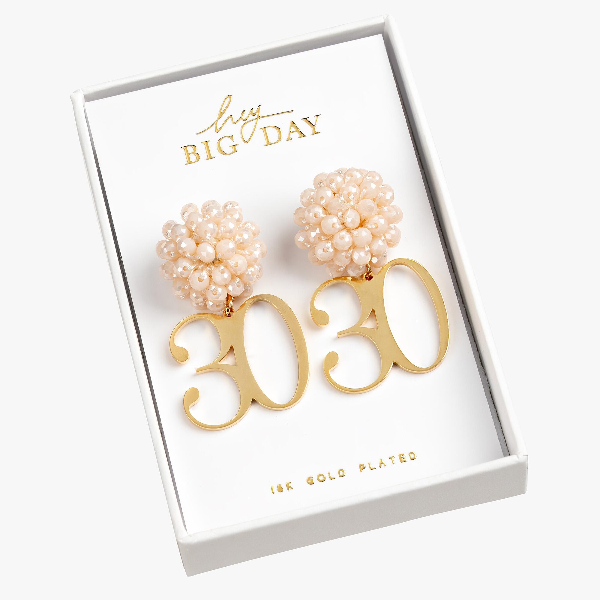 Gold Plated "Age" earrings