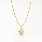 Hamsa Hand Necklace hamsa peace protection