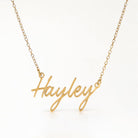 Personalised Name Necklace 18k gold plated custom jewellery custom necklace