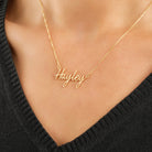 Personalised Name Necklace 18k gold plated custom jewellery custom necklace